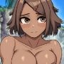 【エロ漫画raw】無人島暮らしでムキムキ剛毛褐色化した同級生と毎日生交尾してみた【d_811479】